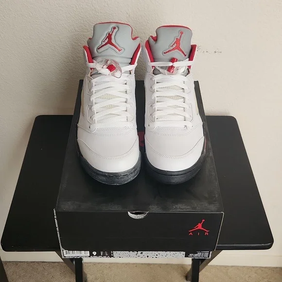 The Air Jordan 5 Retro Fire Red